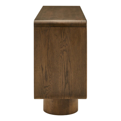 Lumo Modern Curved Edge 4‑Door Cabinet