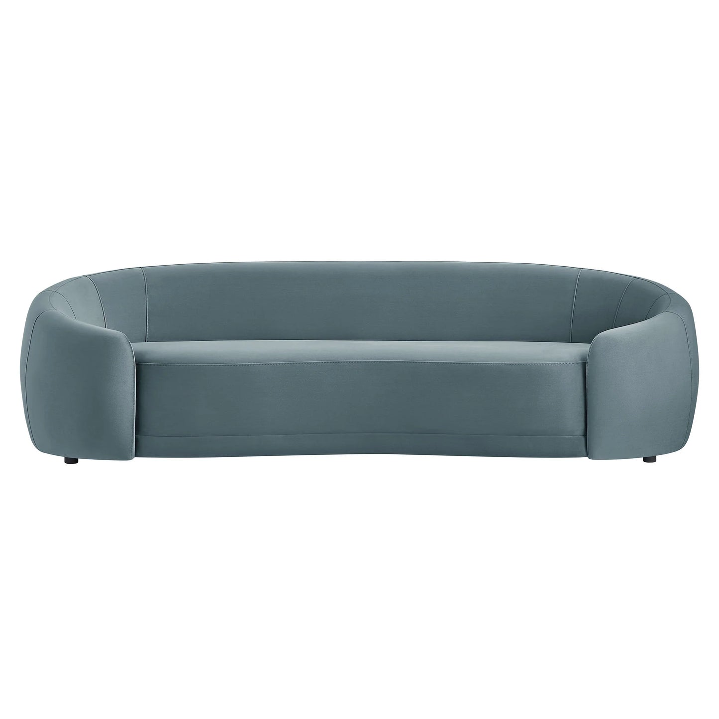 Contessa Curved Performance Velvet Sofa