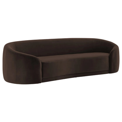 Contessa Curved Performance Velvet Sofa