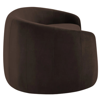 Contessa Curved Performance Velvet Sofa