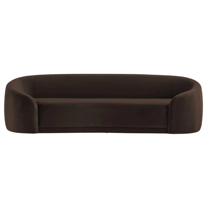 Contessa Curved Performance Velvet Sofa