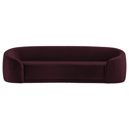Contessa Curved Performance Velvet Sofa