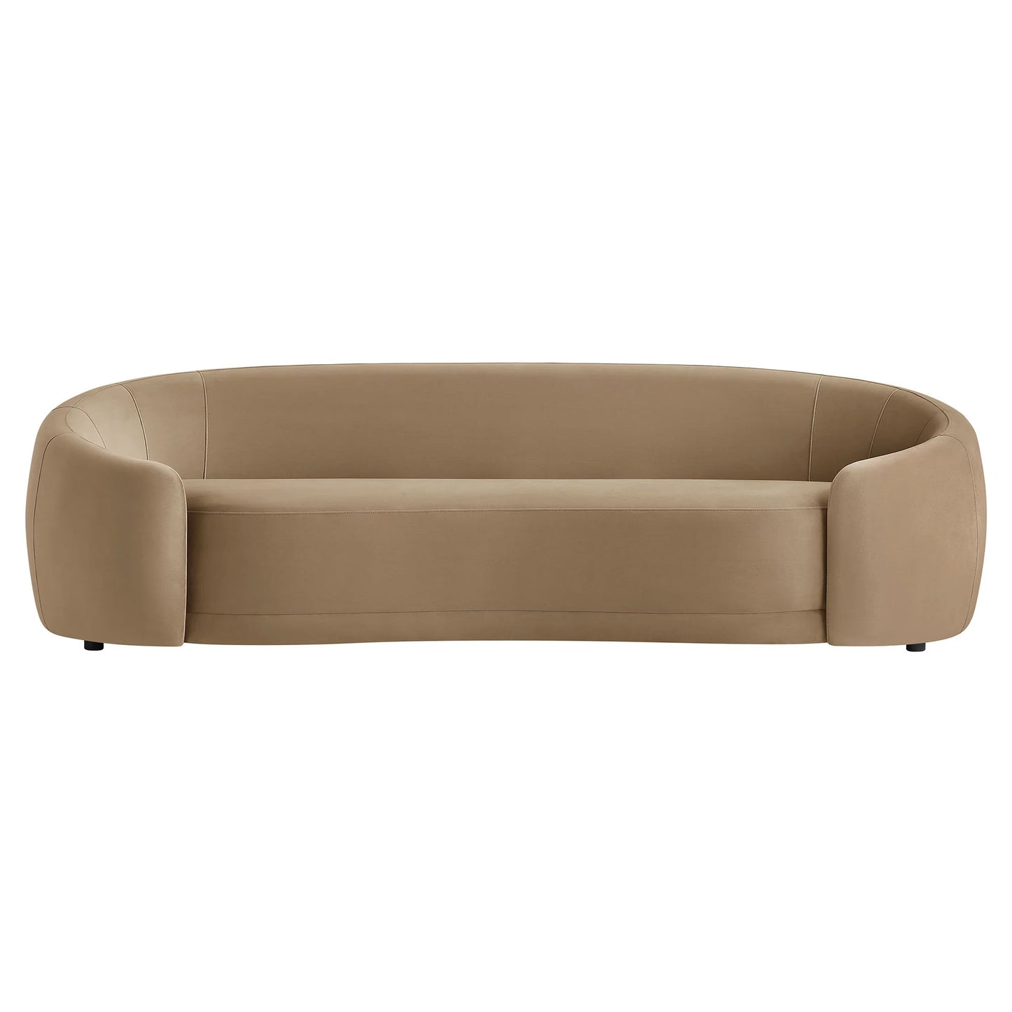 Contessa Curved Performance Velvet Sofa