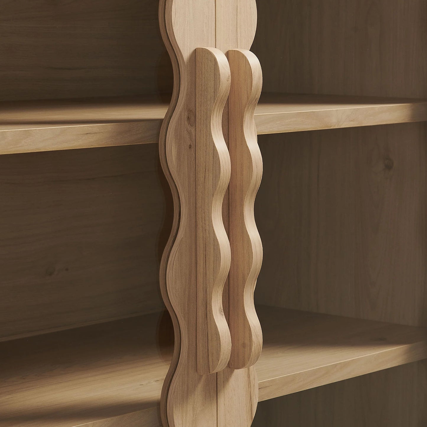 Rory 76 Inch Arched Kitchen Pantry Cabinet