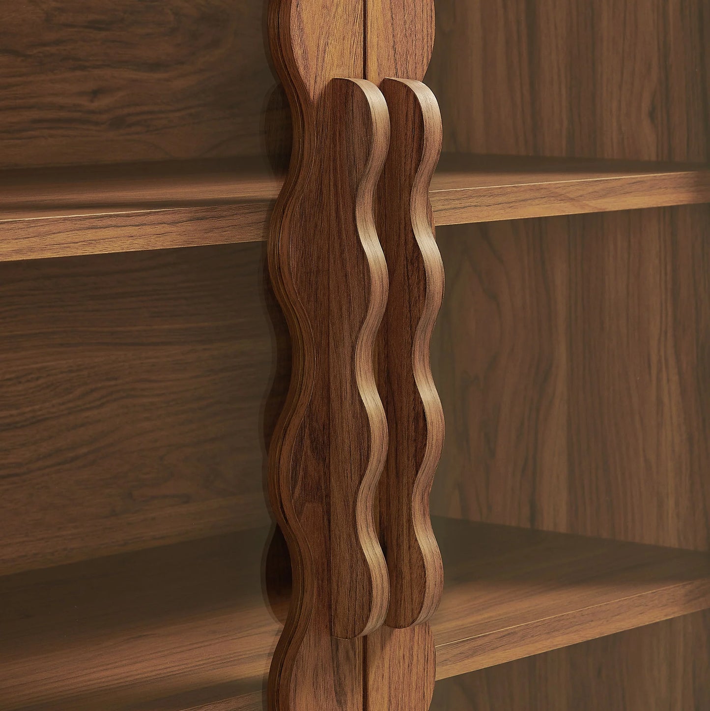 Rory 76 Inch Arched Kitchen Pantry Cabinet