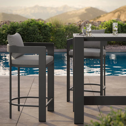 Tahoe 3-Piece Outdoor Aluminum Bar Table Set