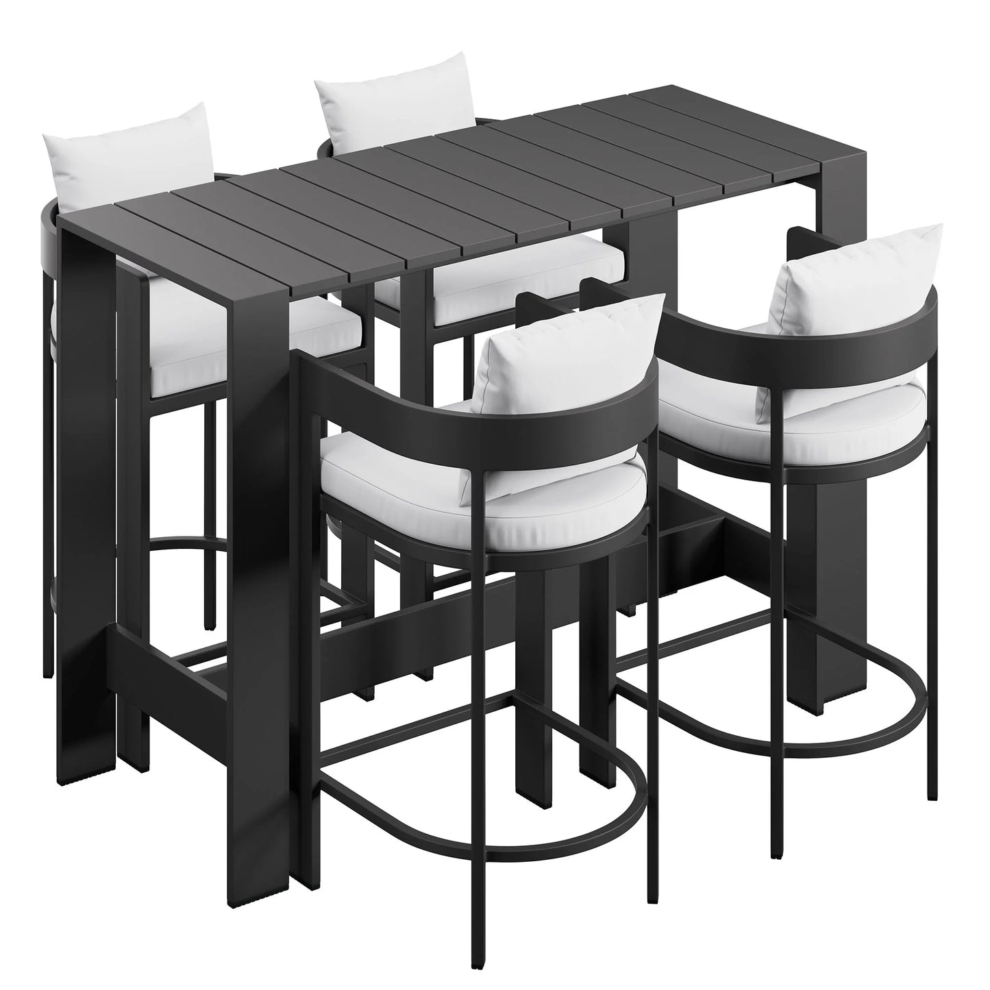 Tahoe 5-Piece Outdoor Bar Table Set