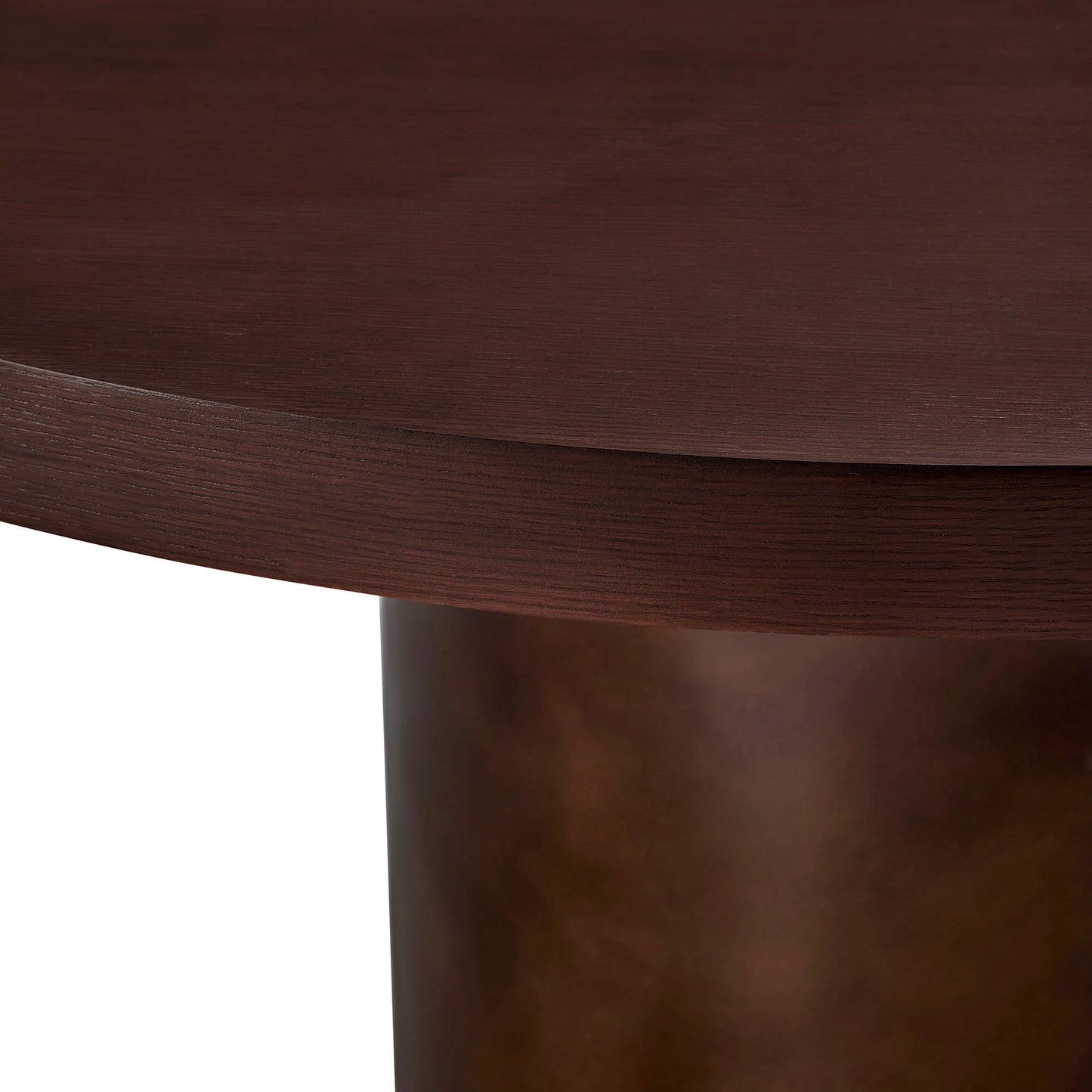 Annette 54 Inch Round Pedestal Base Dining Table