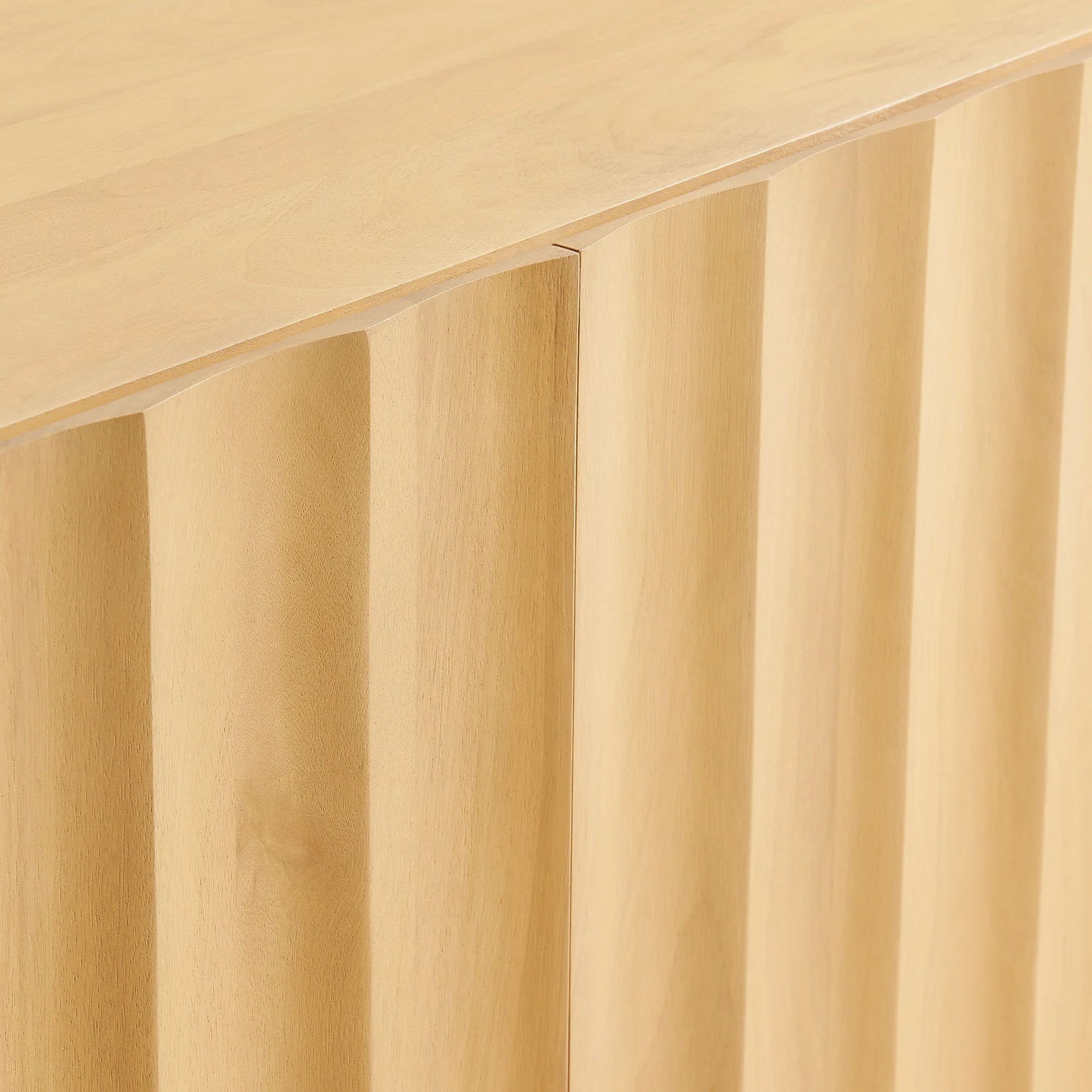 Sorren 72 Inch Scalloped Wood 4‑Door Sideboard