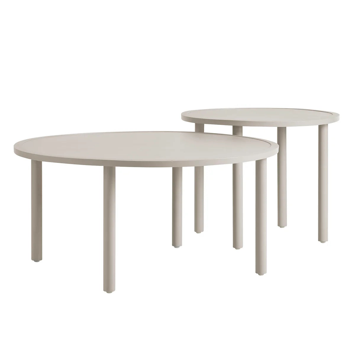 Porta Outdoor Aluminum 2‑Piece Nesting Coffee Table Set