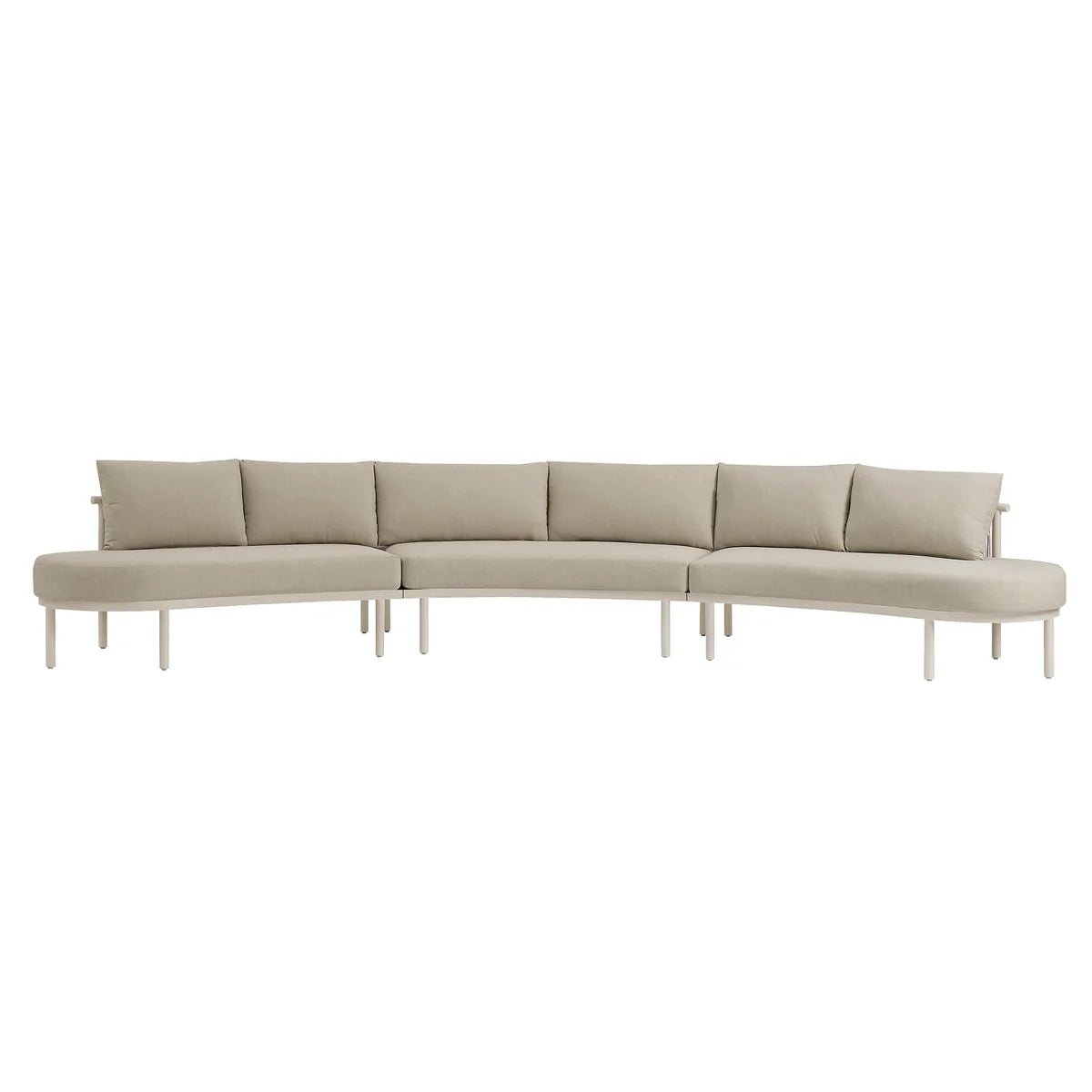 Porta Outdoor Aluminum 3‑Piece Modular Sofa