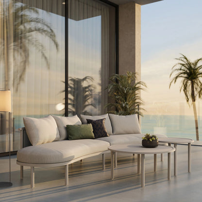 Porta Outdoor Aluminum 4‑Piece Modular Sofa Set