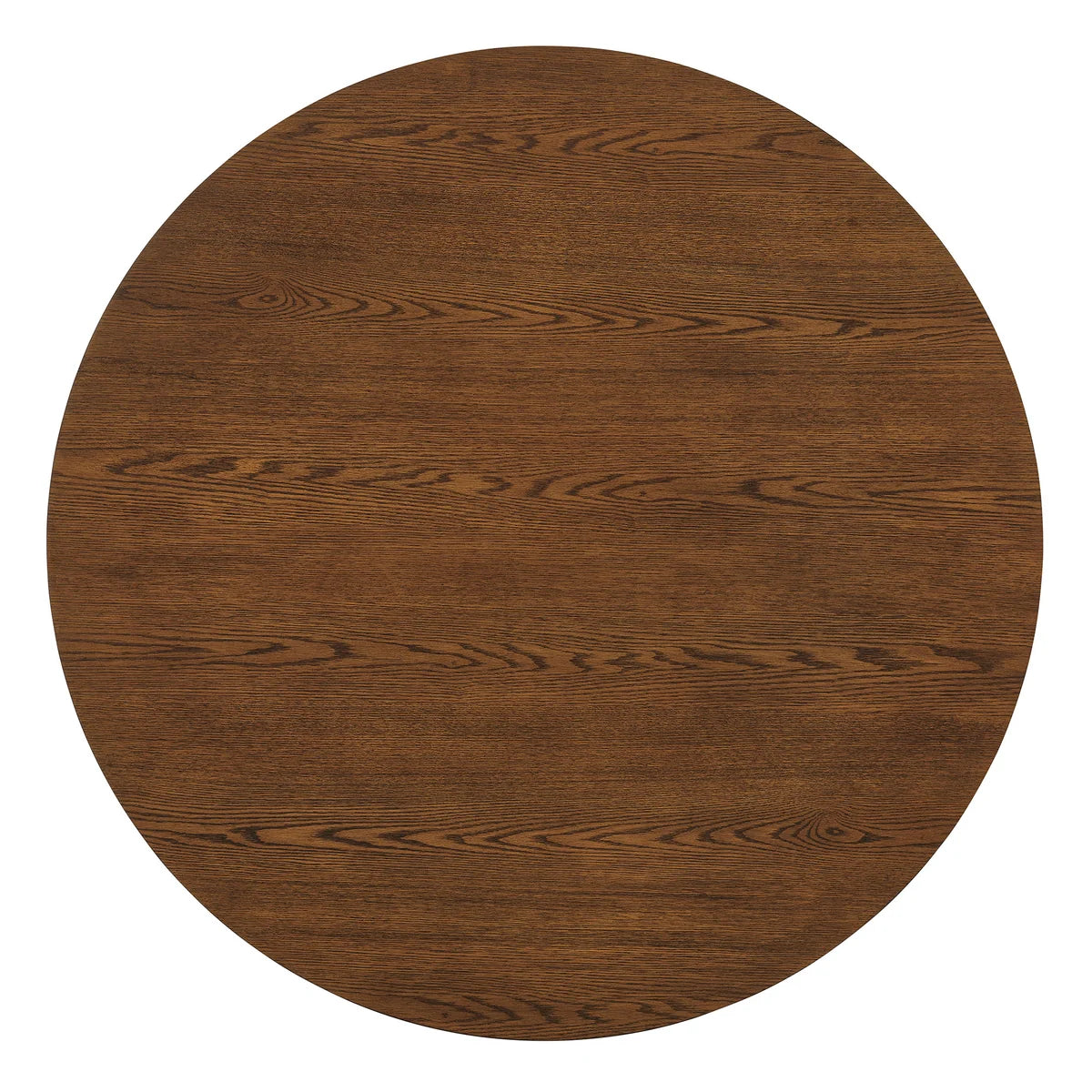 Renwick 47 Inch Oak Veneer Round Pedestal Dining Table