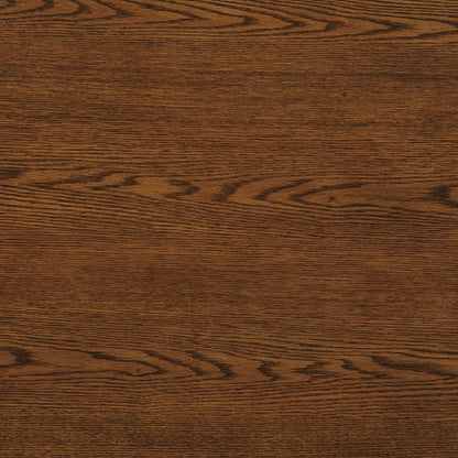 Renwick 47 Inch Oak Veneer Round Pedestal Dining Table