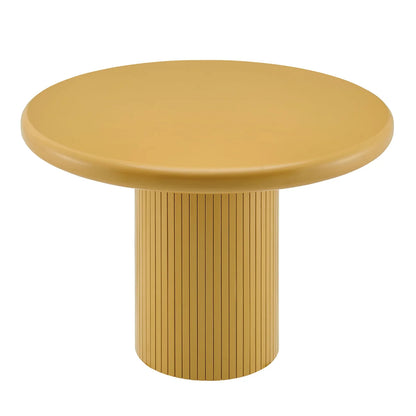 Belmonte 45 Inch Painted Wood Round Pedestal Dining Table