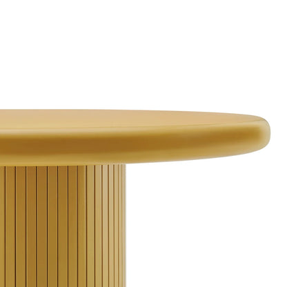 Belmonte 45 Inch Painted Wood Round Pedestal Dining Table