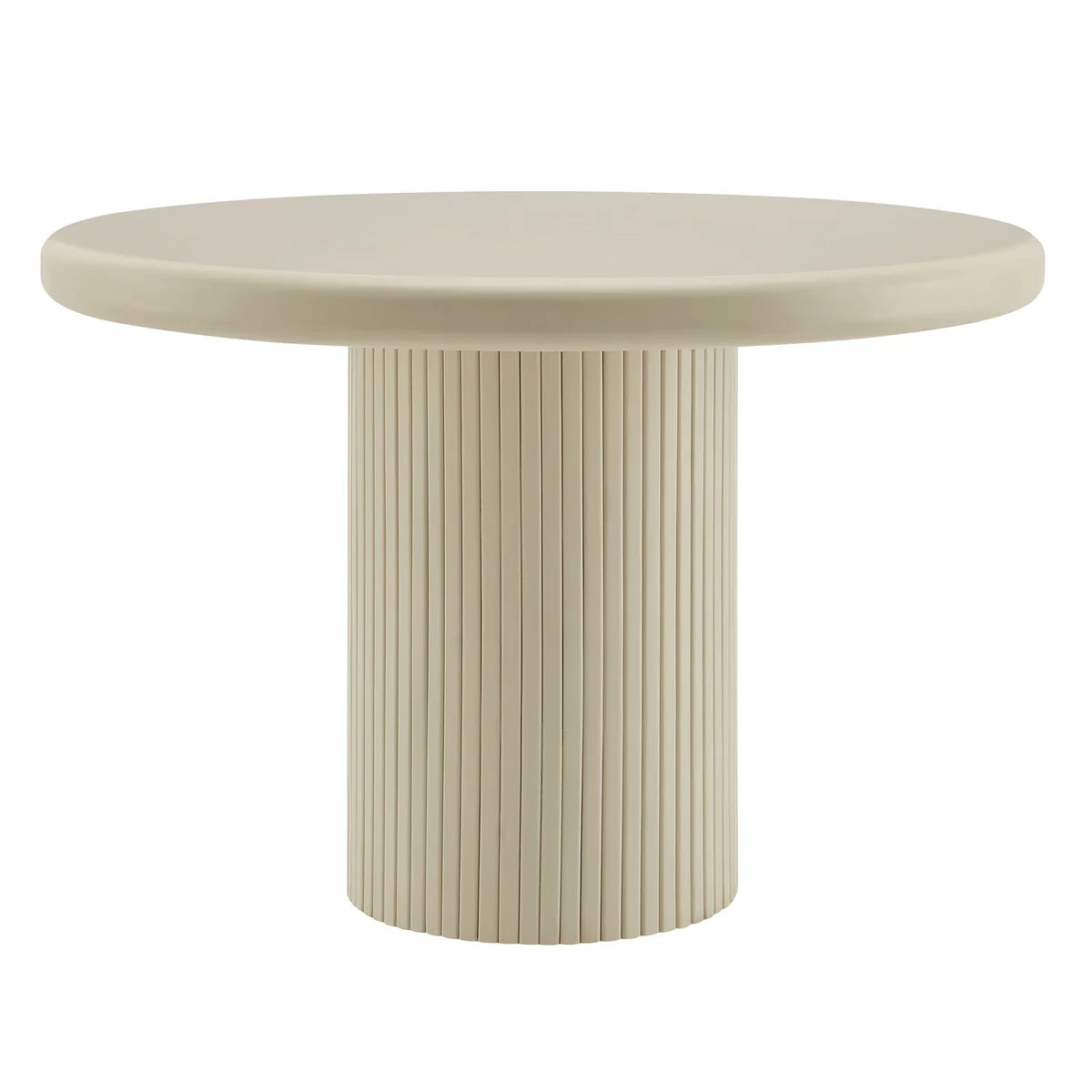 Belmonte 45 Inch Painted Wood Round Pedestal Dining Table