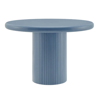 Belmonte 45 Inch Painted Wood Round Pedestal Dining Table