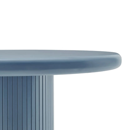 Belmonte 45 Inch Painted Wood Round Pedestal Dining Table