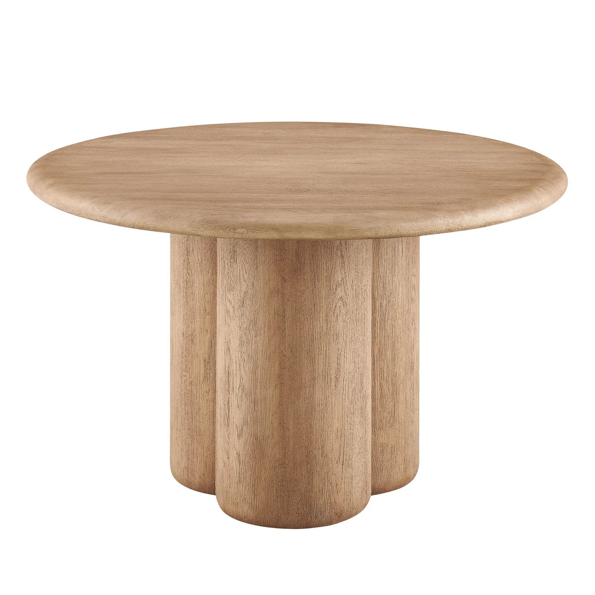 Tori 48 Inch Round Indoor Outdoor Dining Table