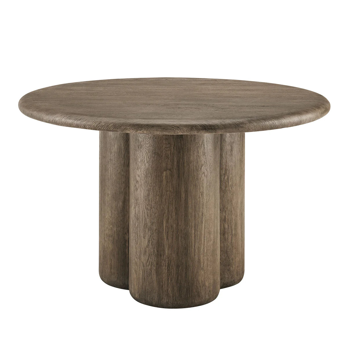 Tori 48 Inch Round Indoor Outdoor Dining Table
