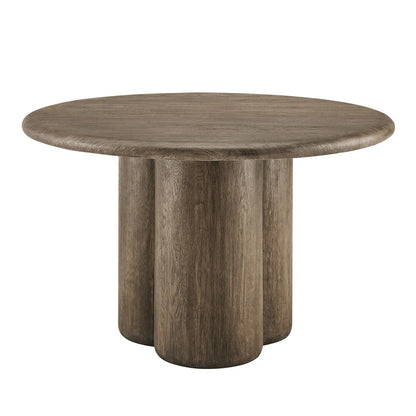 Tori 48 Inch Round Indoor Outdoor Dining Table