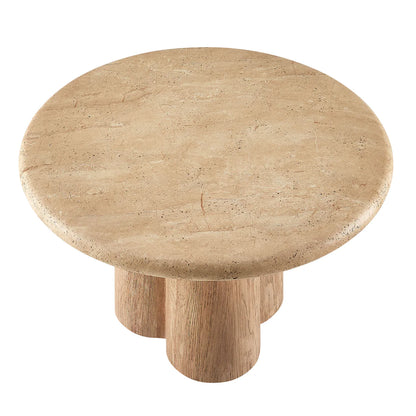 Tori 31 Inch Round Indoor Outdoor Coffee Table