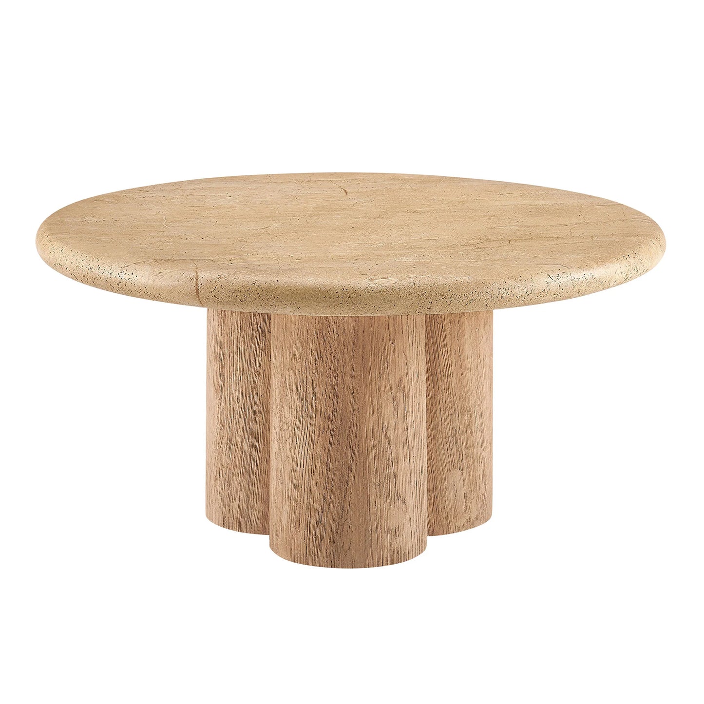 Tori 31 Inch Round Indoor Outdoor Coffee Table