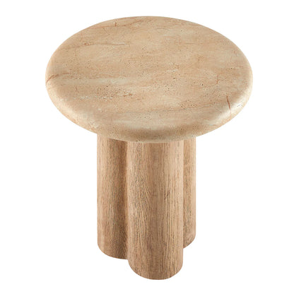 Tori 20 Inch Round Indoor Outdoor Side Table