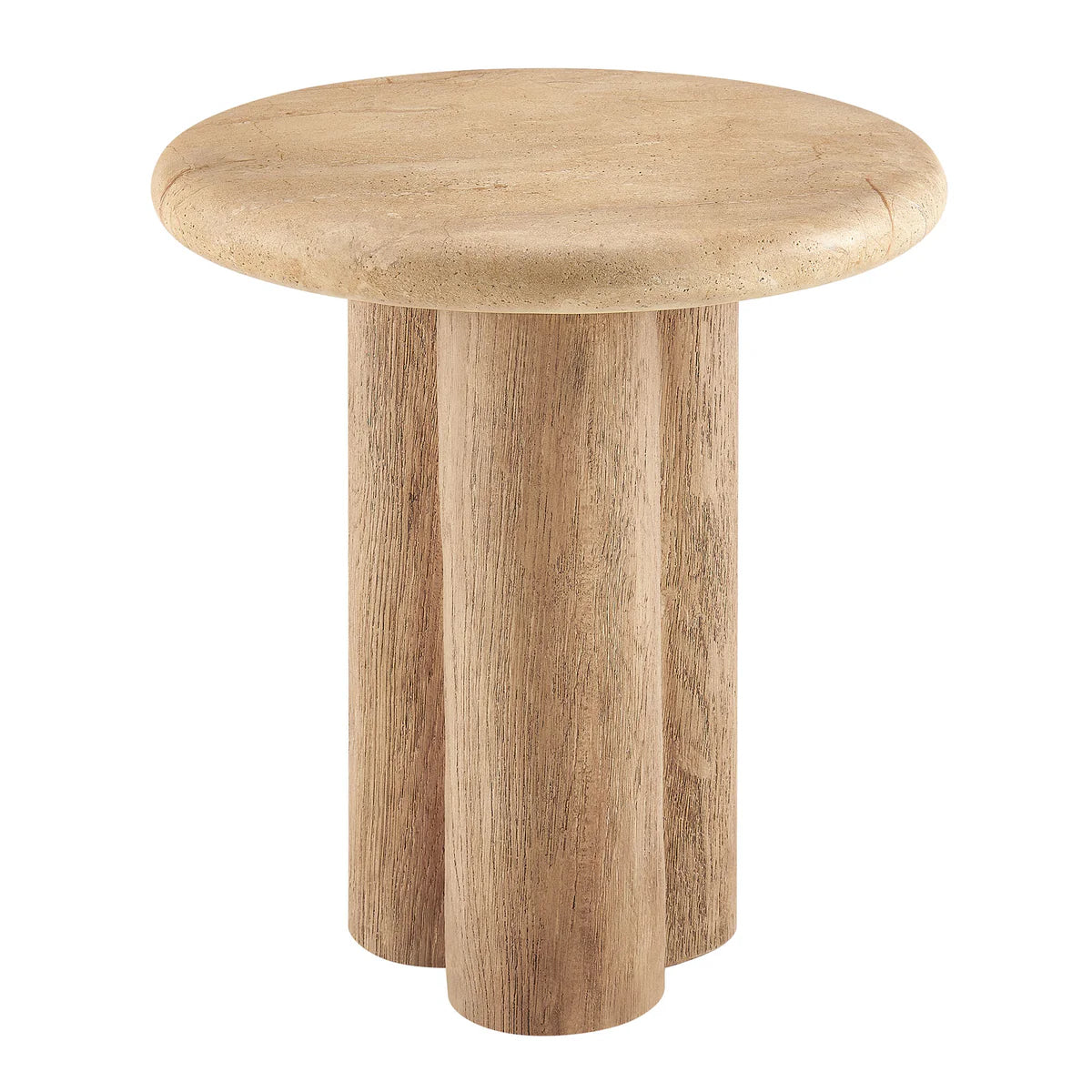 Tori 20 Inch Round Indoor Outdoor Side Table