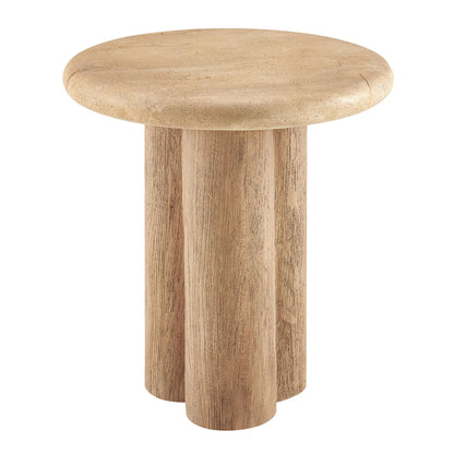 Tori 20 Inch Round Indoor Outdoor Side Table