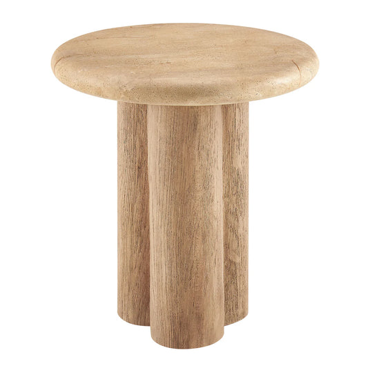 Tori 20 Inch Round Indoor Outdoor Side Table