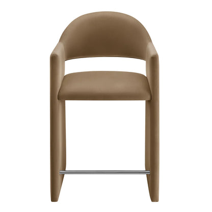 Talia 37 Inch Performance Velvet Counter Stool
