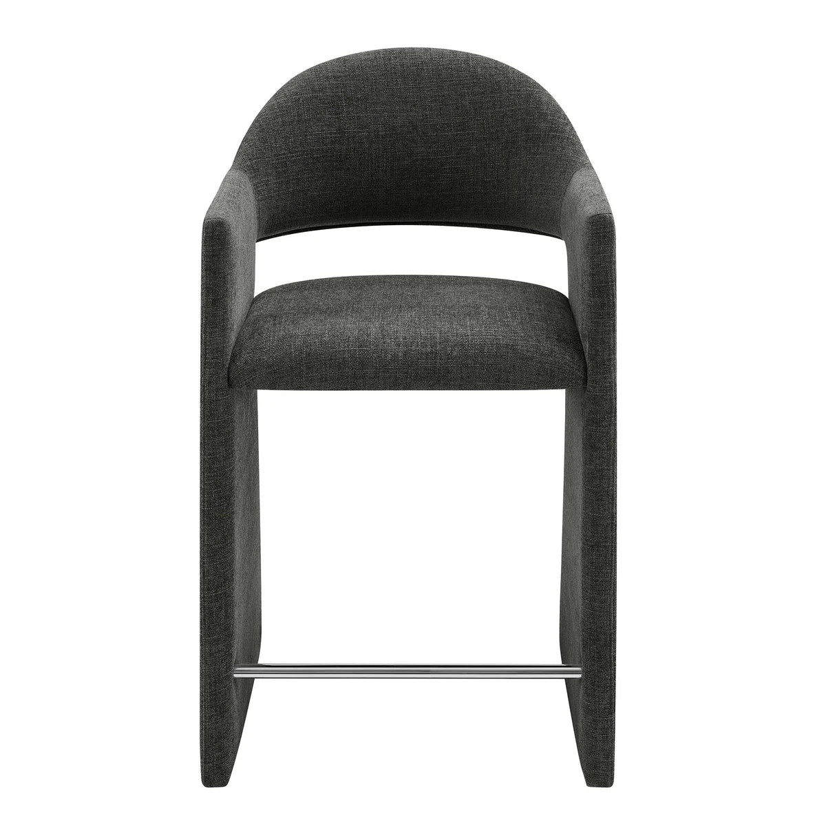 Talia 37 Inch Upholstered Fabric Counter Stool