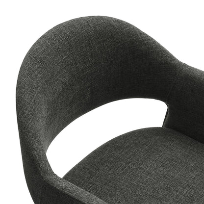 Talia 37 Inch Upholstered Fabric Counter Stool