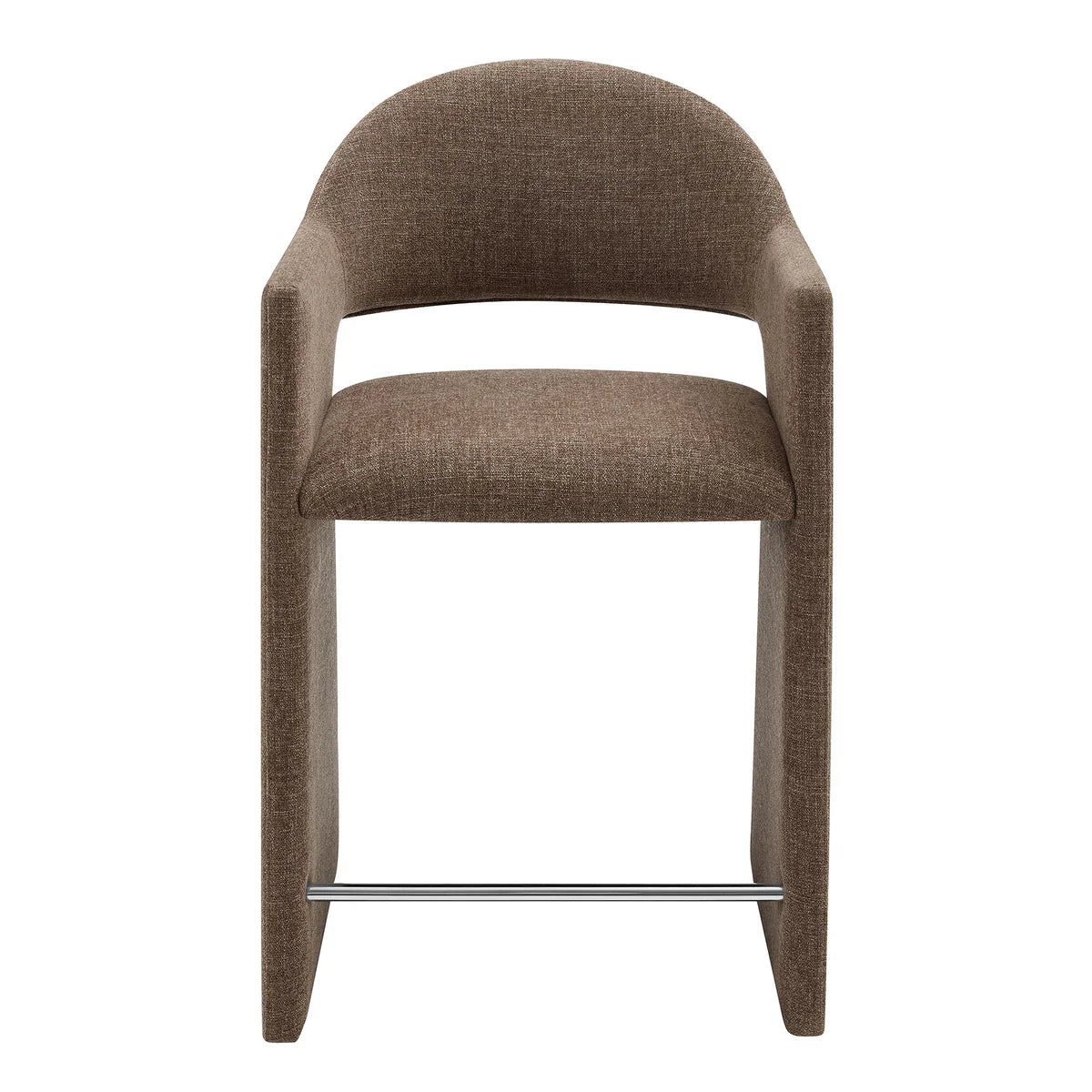 Talia 37 Inch Upholstered Fabric Counter Stool