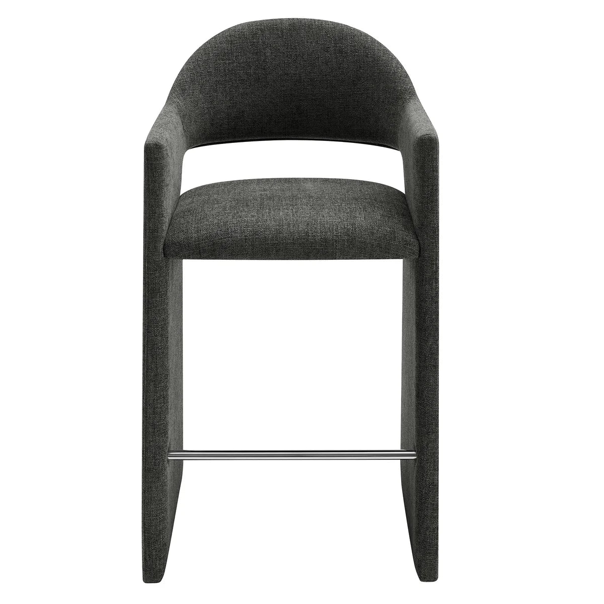 Talia 41 Inch Upholstered Fabric Bar Stool