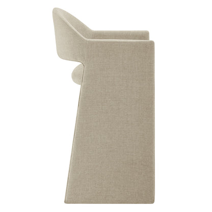 Talia 41 Inch Upholstered Fabric Bar Stool