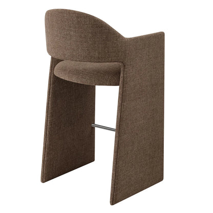 Talia 41 Inch Upholstered Fabric Bar Stool