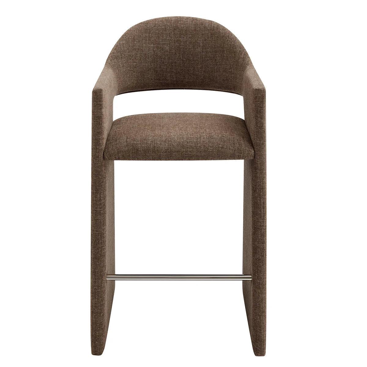 Talia 41 Inch Upholstered Fabric Bar Stool