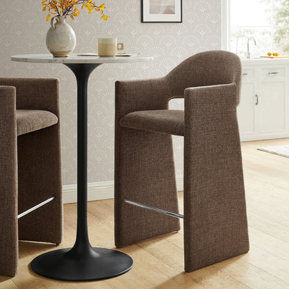 Talia 41 Inch Upholstered Fabric Bar Stool