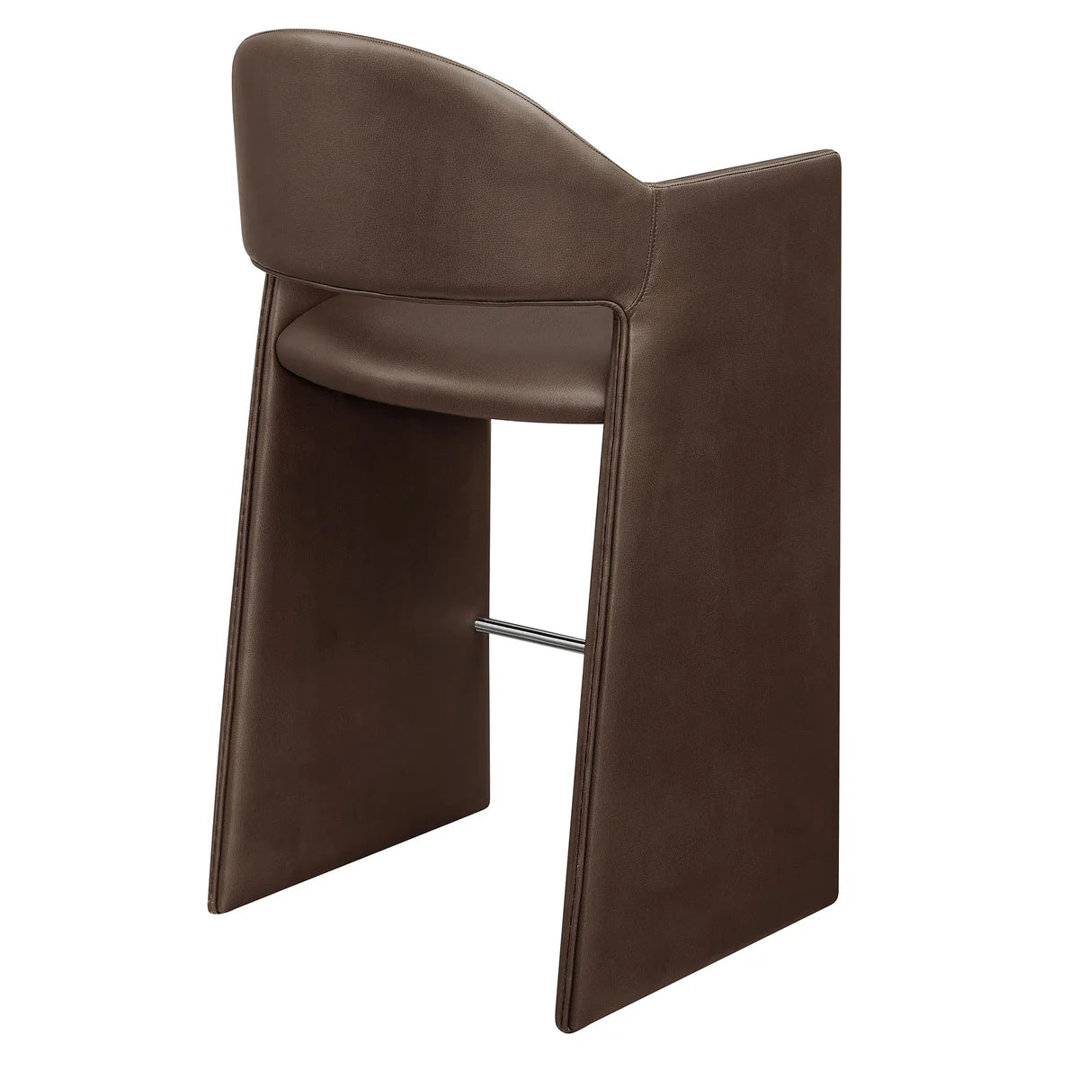 Talia 41 Inch Vegan Leather Bar Stool