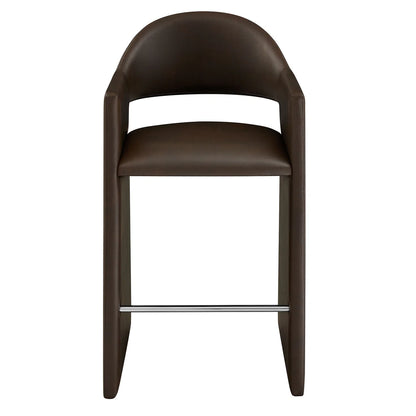 Talia 41 Inch Vegan Leather Bar Stool