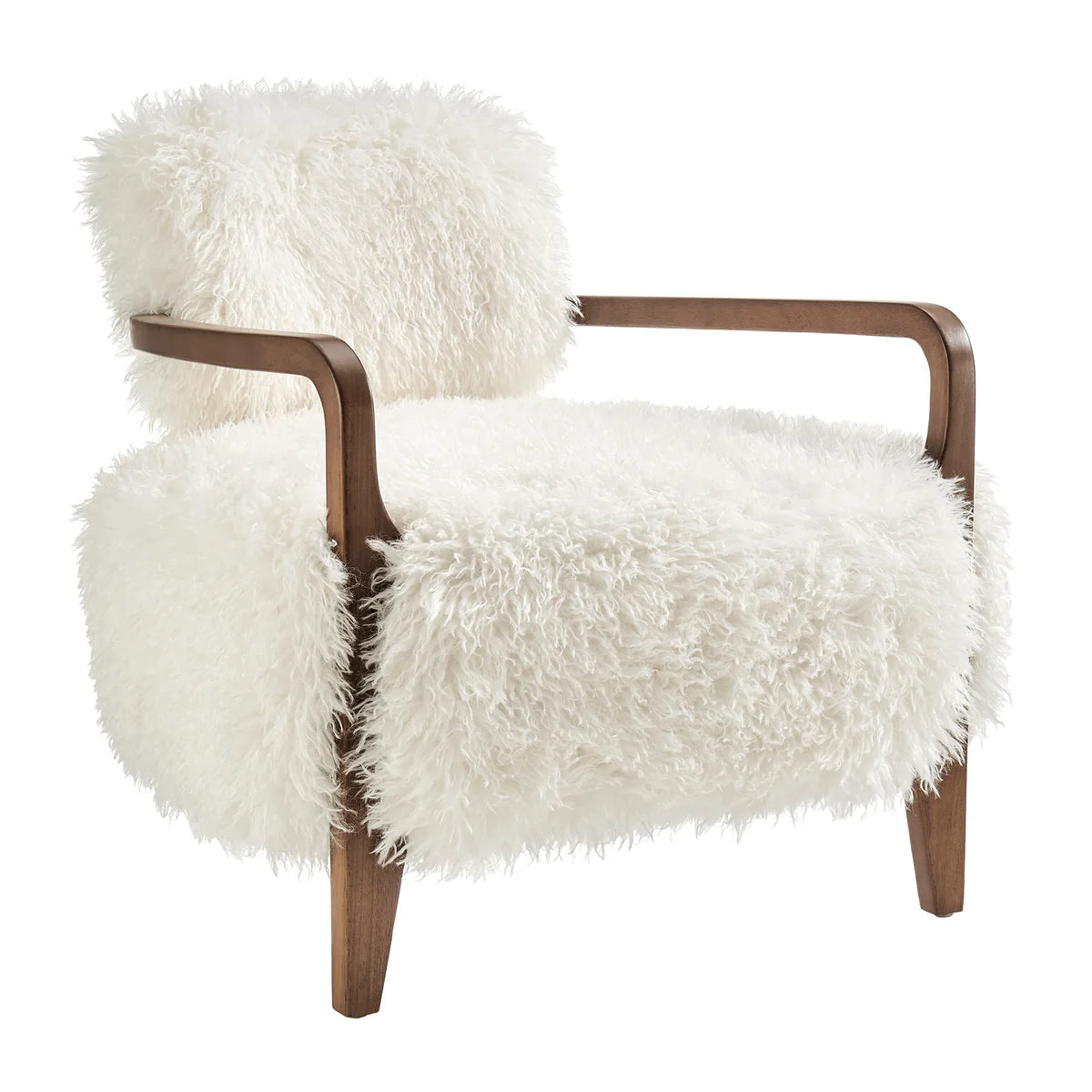 Zinnia Faux Fur Accent Chair