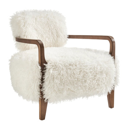 Zinnia Faux Fur Accent Chair