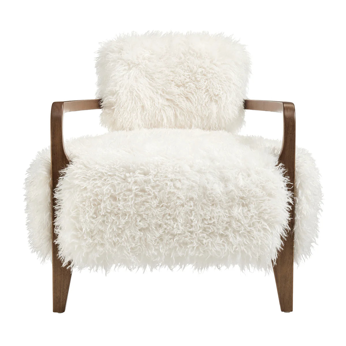 Zinnia Faux Fur Accent Chair