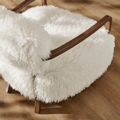 Zinnia Faux Fur Accent Chair