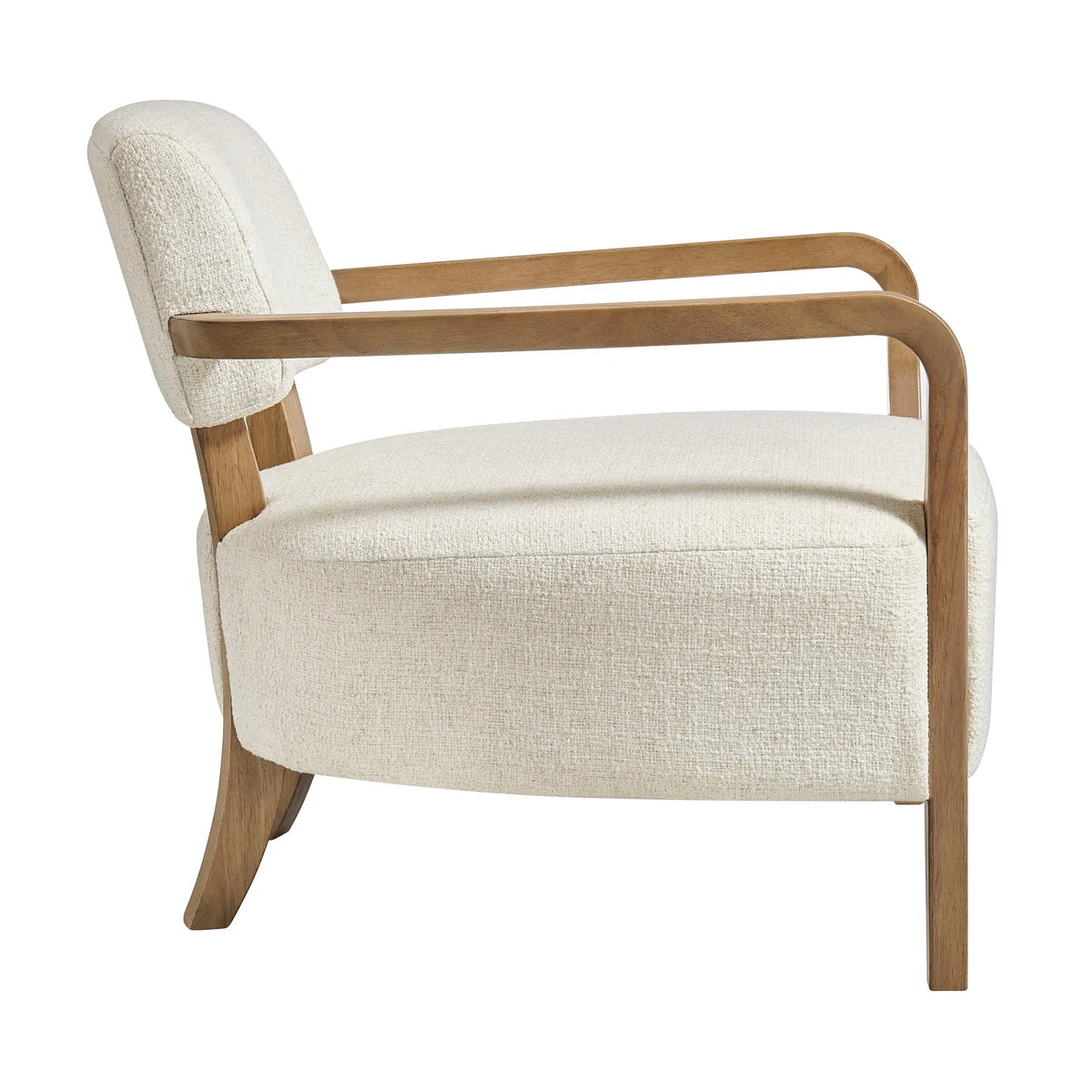 Zinnia Linen Blend Accent Chair