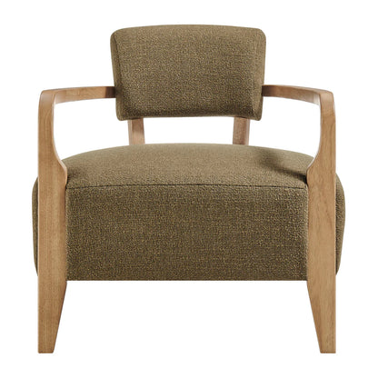Zinnia Linen Blend Accent Chair