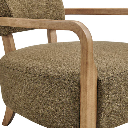 Zinnia Linen Blend Accent Chair